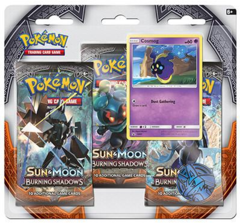 Pokemon Sun & Moon SM3 Burning Shadows 3-Booster Blister Pack - Cosmog Promo